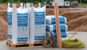 مواد کاهنده مقاومت زمین بنتونیت برای بهبود عملکرد سیستم ارتینگ
