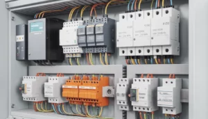 مقایسه قطعات وارداتی و داخلی در یک تابلو برق صنعتی مونتاژ شده در ایران