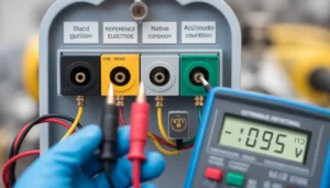 ایستگاه تست حفاظت کاتدیک برای اندازه‌گیری پتانسیل خط لوله